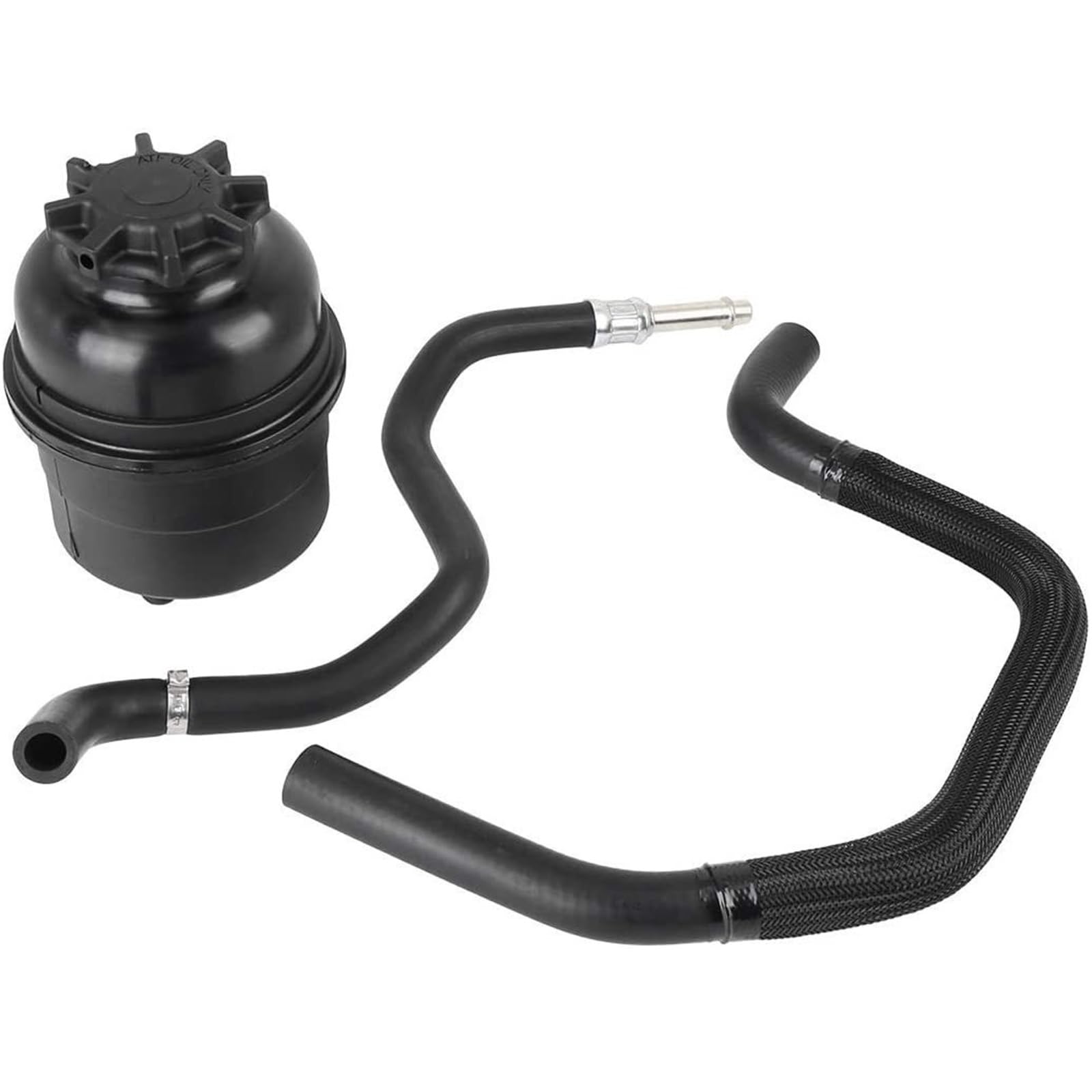 Steering System Hydraulic Pump Fit for BMW E38 E39 525i 528i 530i 32411097164 Power Steering Reservoir Hose Line Kit(A Set)