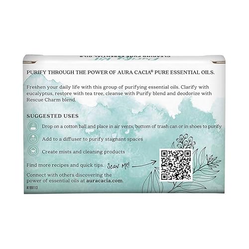 Aura Cacia Purify Essential Oil Kit #TOP4