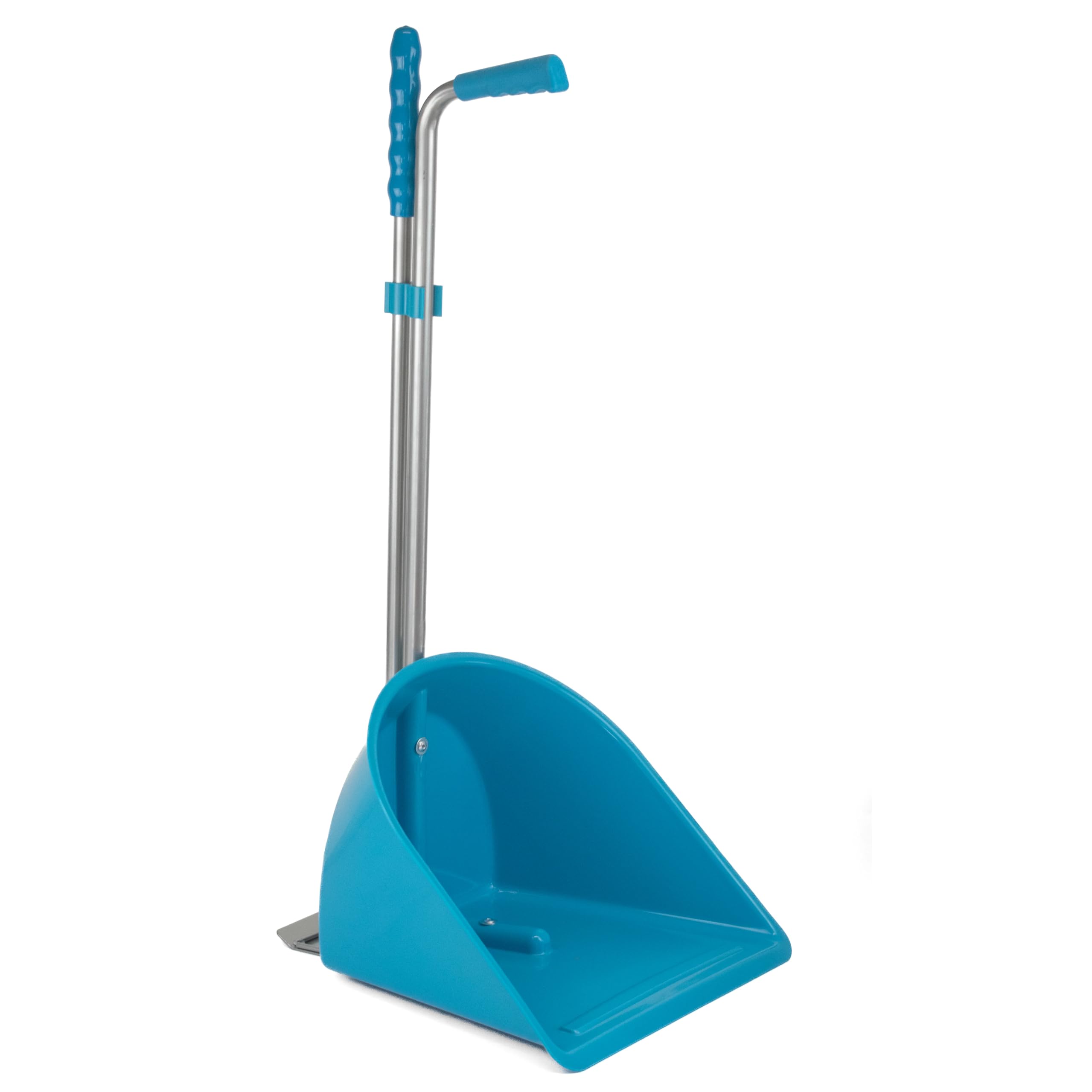 GS Equestrian Manure Scoop with Rake (Blue)