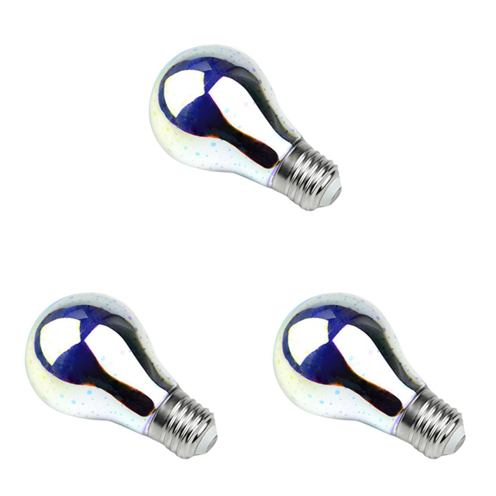 Haopeuk 3X LED 3D Firework Effect LED Bulb LED Light Bulb Decoration Lamp 85-265V E27 Holiday Lights,A60