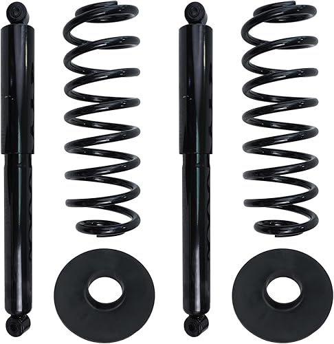 Miniatura 710 de Detroit Axle - Kit de suspensión delantera de 10 piezas para Chevy Aveo Aveo5 Pontiac G3 Wave 2 Ready Struts Assembly 2 Enlaces de barra