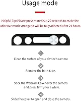 Vista 4 de Funda para cámara frontal de teléfono, funda para cámara web compatible con iPhone X/XR/XS/XS Max, iPhone 11/11 Pro/11 Pro Max, iPhone 12/12 Mini