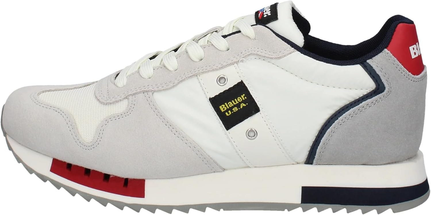 Blauer White Polyurethane Men's Sneaker main image 0