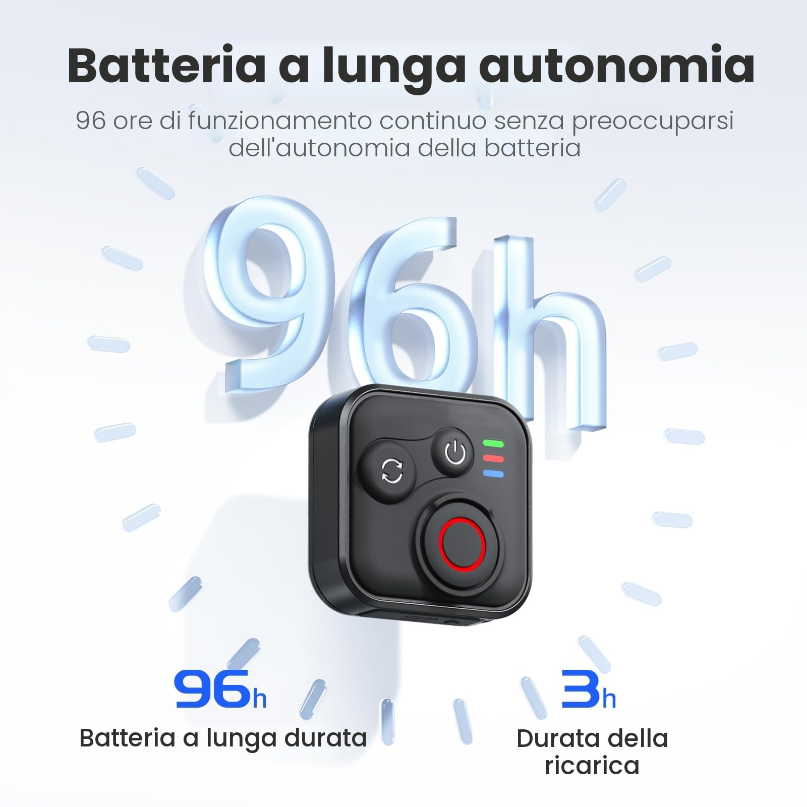 Telecomando Bluetooth Insta360 BT5.1 Tipo-C Impermeabile 50 m 96 h Resistenza Smartphone Fotocamera Accessori