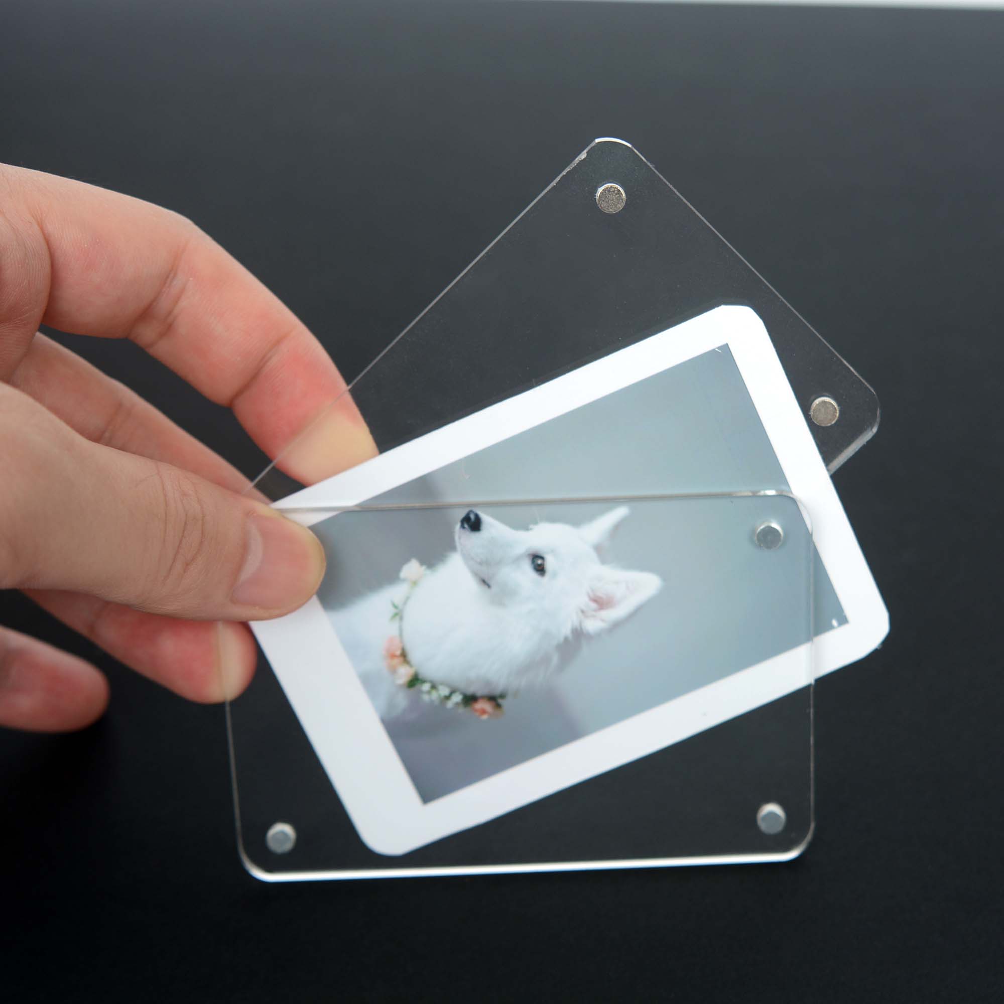 Amazon.com - SULEPE Polaroid Picture Frame Magnetic, Fridge
