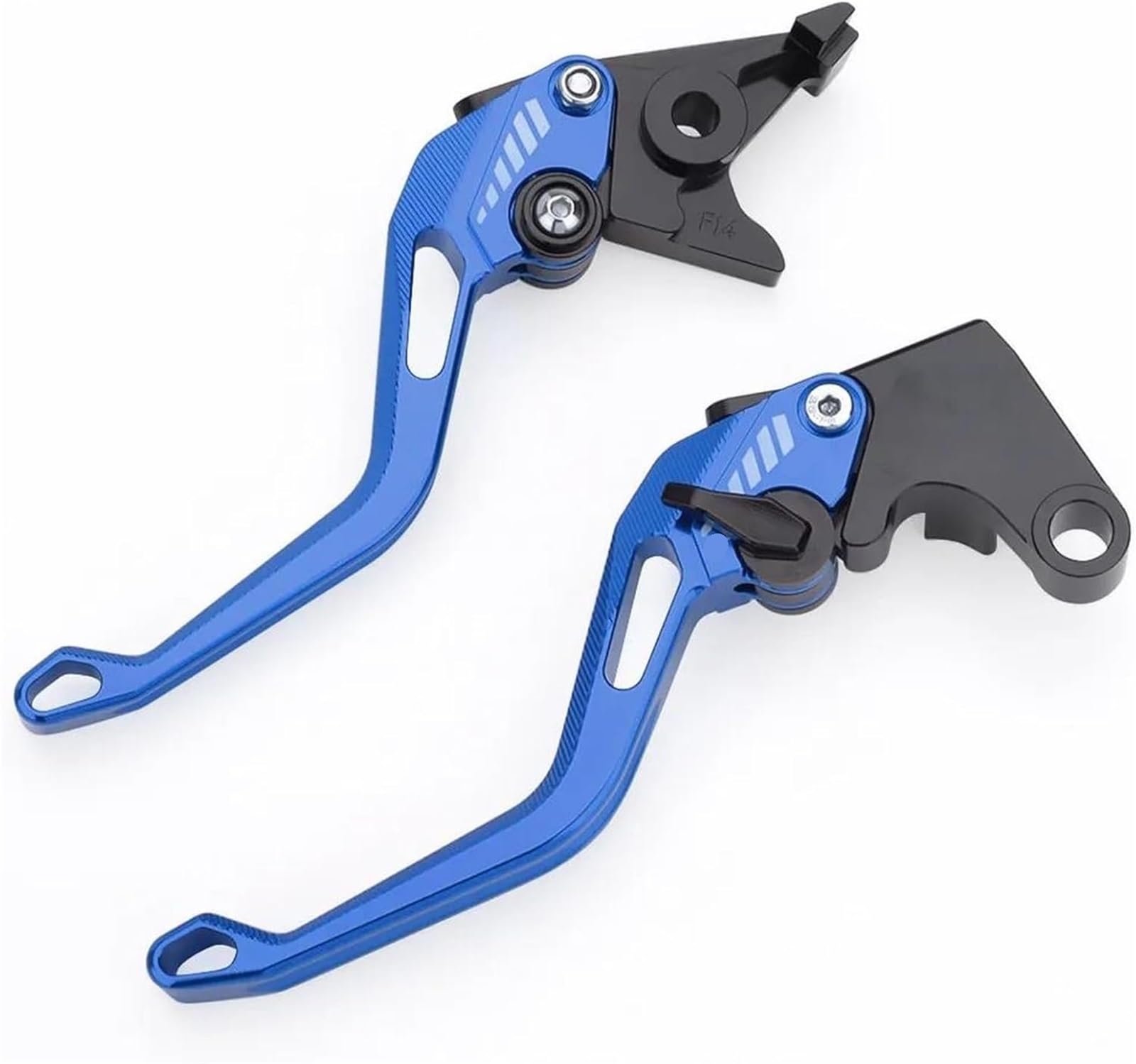 Levier de frein et d'embrayage pour moto Z800 Z750 finition bleu usiné rigide