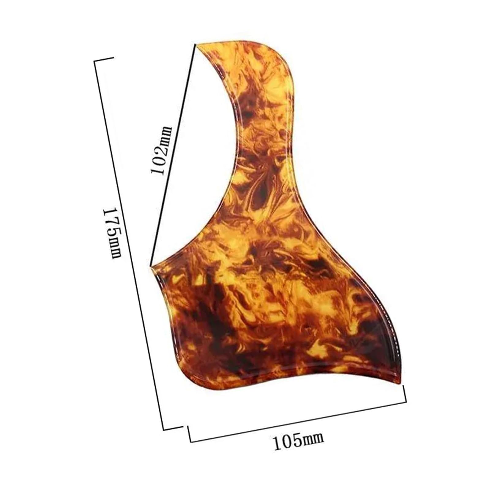 Pickguard do gitary akustycznej dla początkujących Pickguard do gitary akustycznej części zamienne do instrumentów które nie ulegają łatwo uszkodzeniu