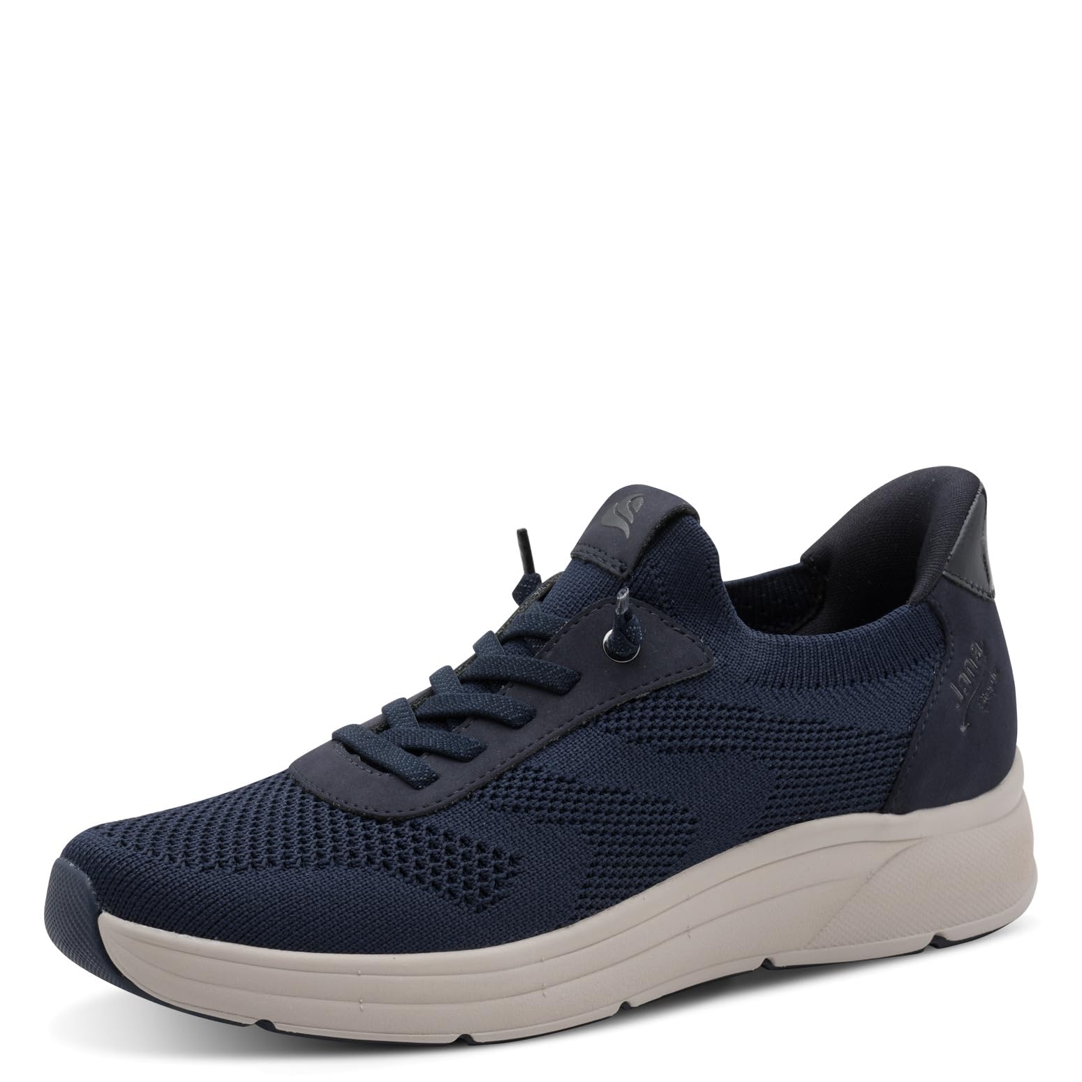 Jana Women's Damen Sneaker Low Vegan 8-23777-46, Navy, 4 UK