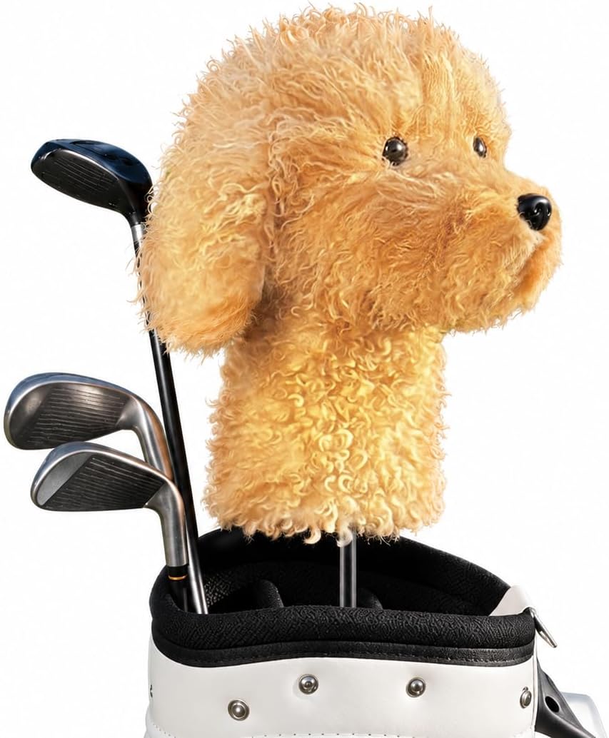 Dog Golf Head Cover, Fits 460CC/450CC/440CC Drivers, Premium Material, Protective, Perfect Golf Gift for Men Women Golfers