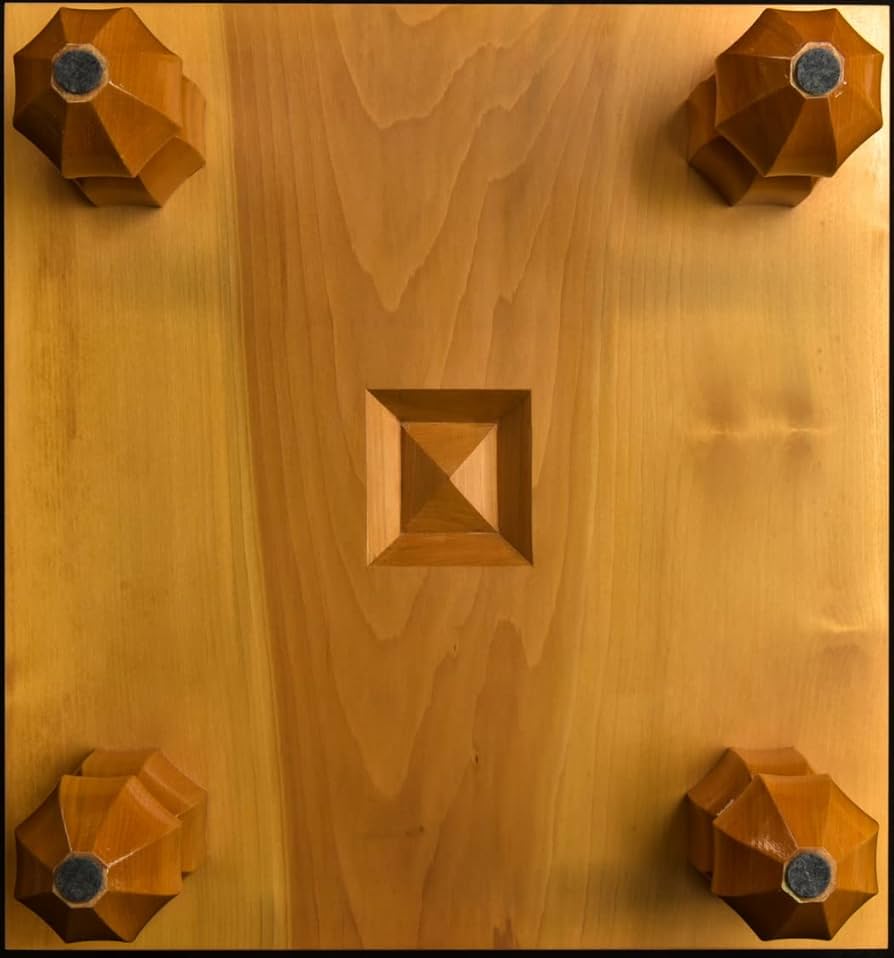 Amazon | 足付碁盤 【 碁盤 本桂 50号 松印】一枚板 本漆太刀