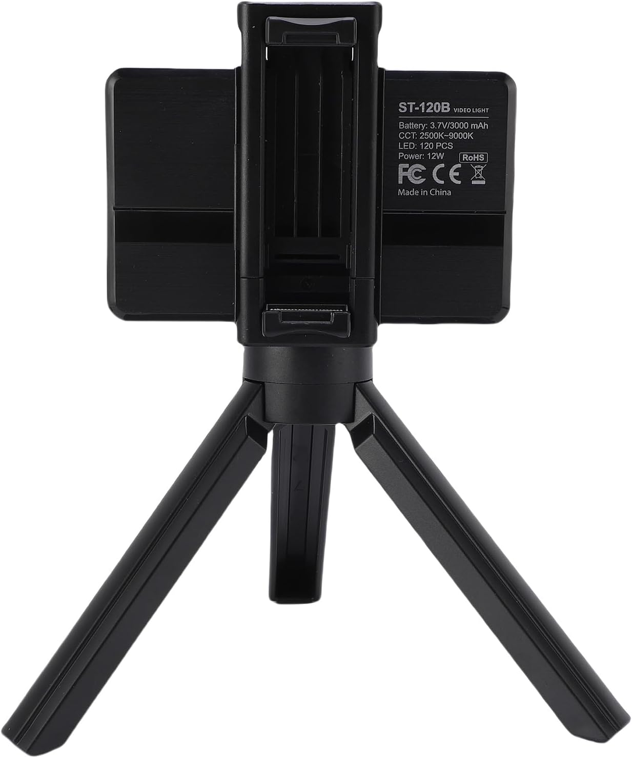 Photography Video Fill Light, 120 LED Beads, 2500K-9000K Adjustable Color Temperature, 120° Wide Beam, CRI>95, 3000mAh Battery, for Phone Camera, Live Streaming, Makeup