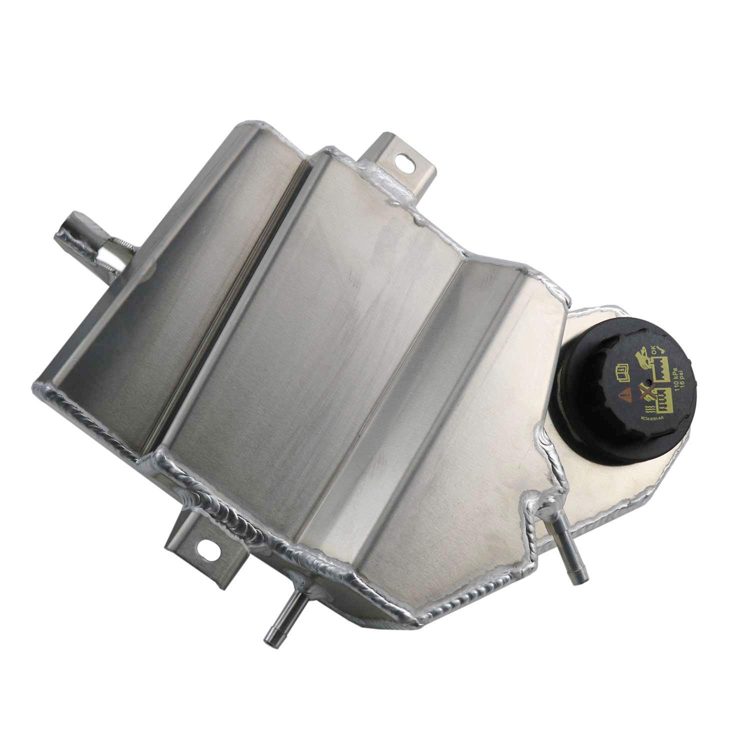 Stop Overheating: KUUHLERSAT Aluminum Coolant Overflow Expansion Tank Bottle Degas Compatible with 2003-2007 Ford F250 F350 Super Duty Excur