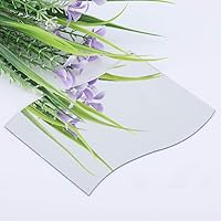 Vista 5 de Adhesivos de pared de espejo, 6 unidades/juego de calcomanías de espejo de pared con forma de ondas, azulejos acrílicos de moda, combinación