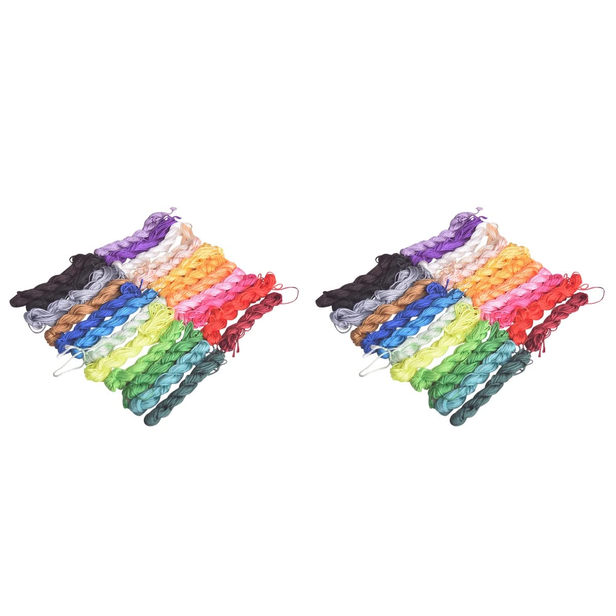 40 Rolls Paracord Cord Multifunction Paracord Rope DIY Manual Braiding Supplies Crafting Making Rope Kit for Lanyards Keychain Dog Collar