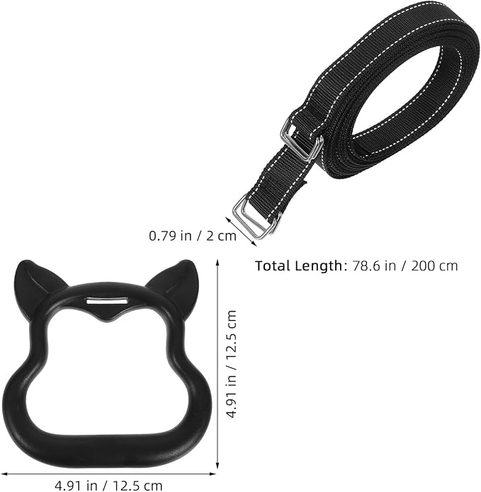 Anillas de gimnasia VALICLUD con correas ajustables negras miniatura 2