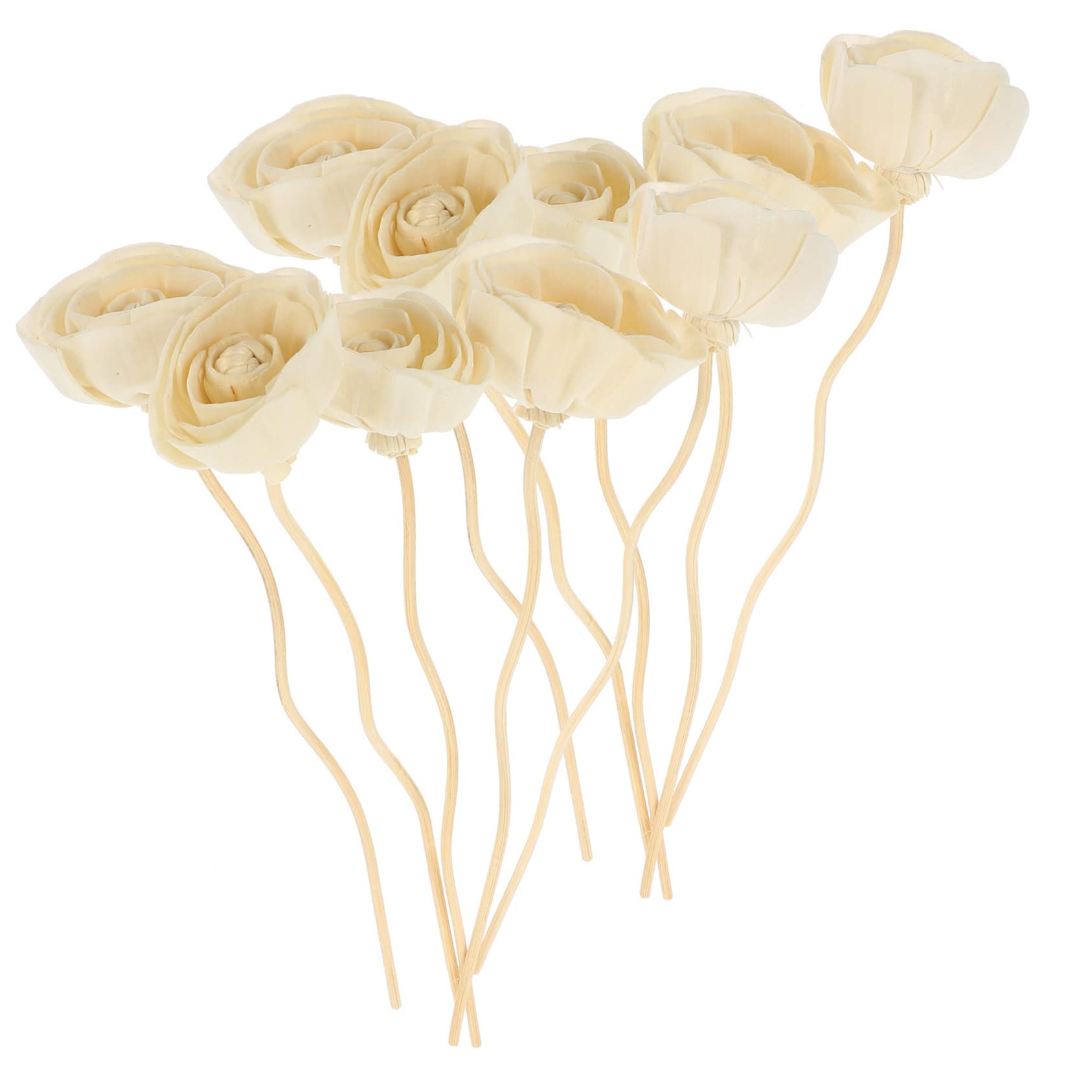 ULTECHNOVO 3 Set Diffusore Di Profumo A Bastoncino Di Fiore Di Rattan Per Aromaterapia Diffusori Di Aromaterapia Per Interni Ricariche Di Oli Essenziali Diffusore Di Oli 10 pezzi*3