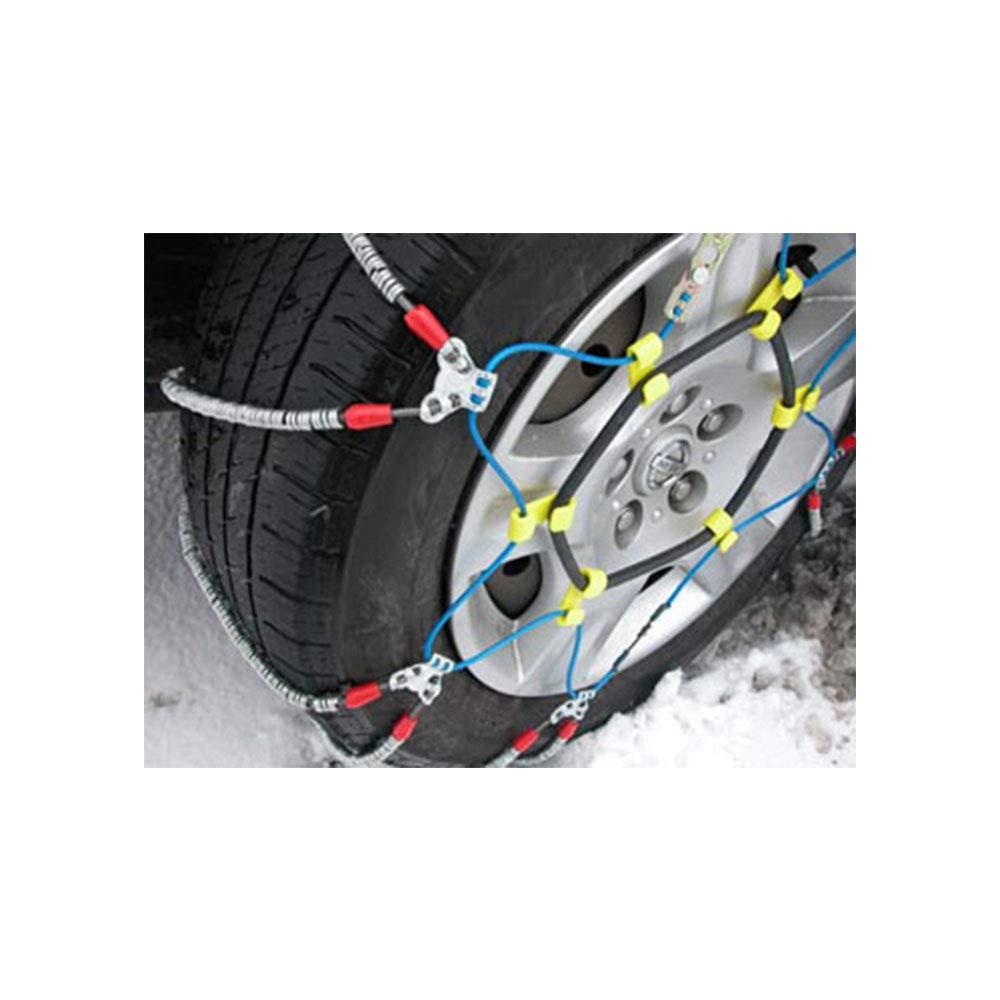 Security Chain SZ441 Super Z6 Car Truck Snow Radial Cable Tire Chain for Icy and Snowy Weather Conditions, Pair