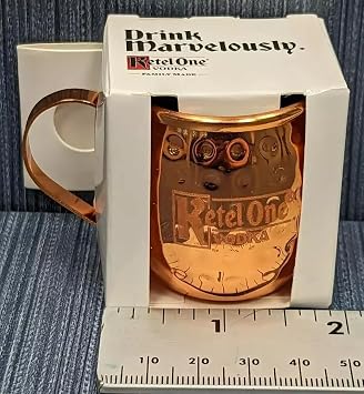 Ketel One Signature Mule Mug Shot Glass & Christmas Ornament - 1.5 Ounces - Set of 2