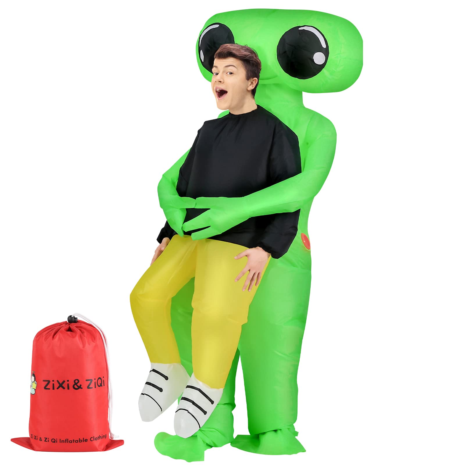 Zi Xi & Zi QiInflatable Dinosaur Costume, Trex Costume Adult, Dinasour Inflatable Suits, Dinosaur Outfit, Cosplay Outfit Adult Halloween Dress UP