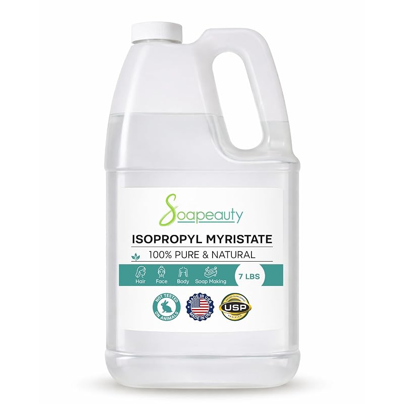 Soapeauty Miristato de Isopropila USP para formulações cosméticas, 3,18 kg