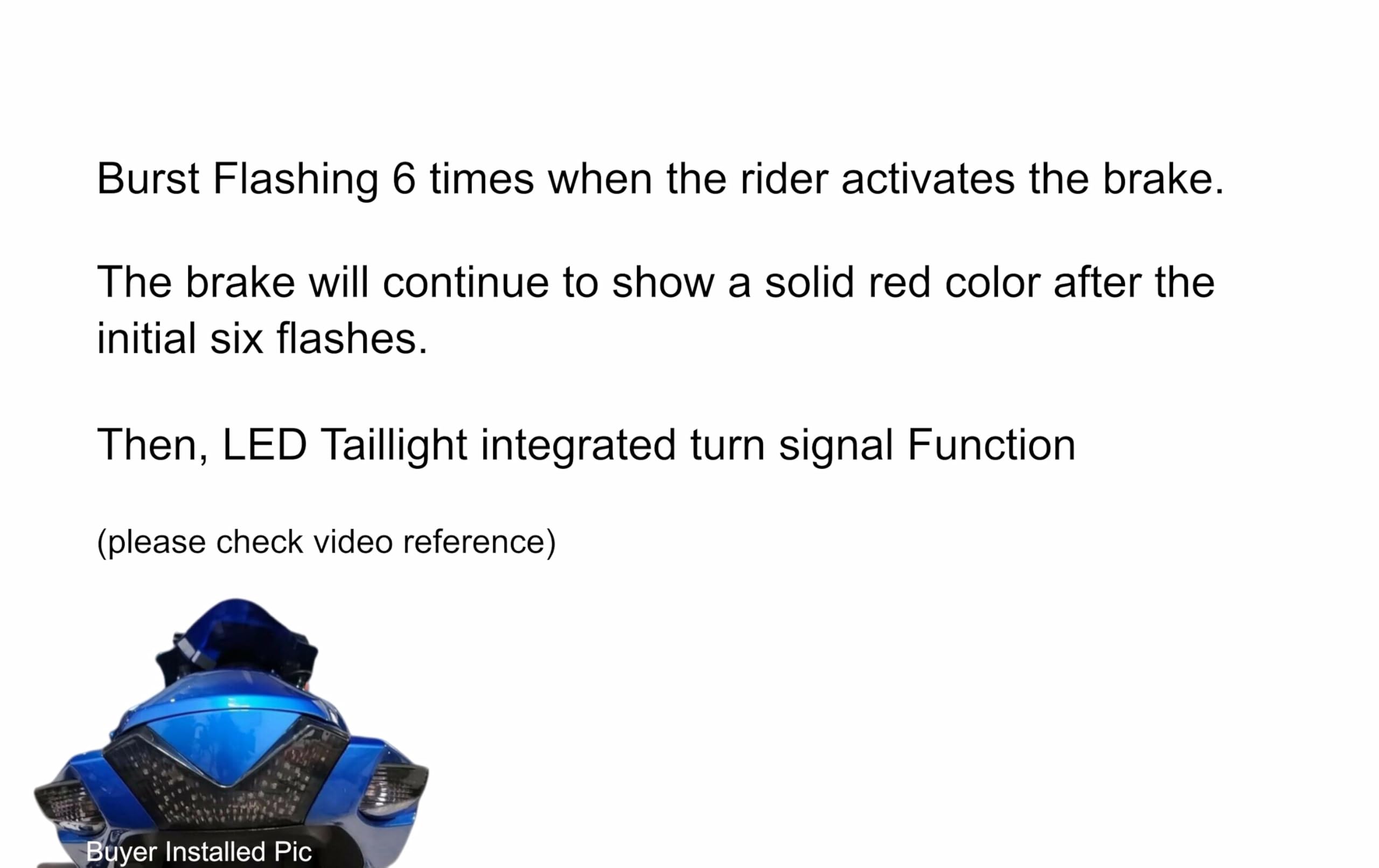 Amazon.com: Burst LED Flashing Fit KAWASAKI Ninja ZX-14 / Ninja ZX