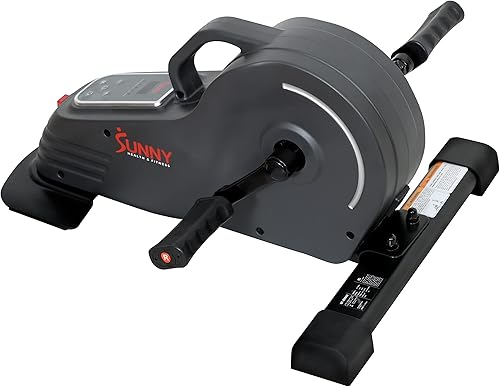 Miniatura 2 de Sunny Health & Fitness Debajo del escritorio motorizado pie de ejercicio Peddler, mini bicicleta portátil del ciclo para los entrenamientos caseros