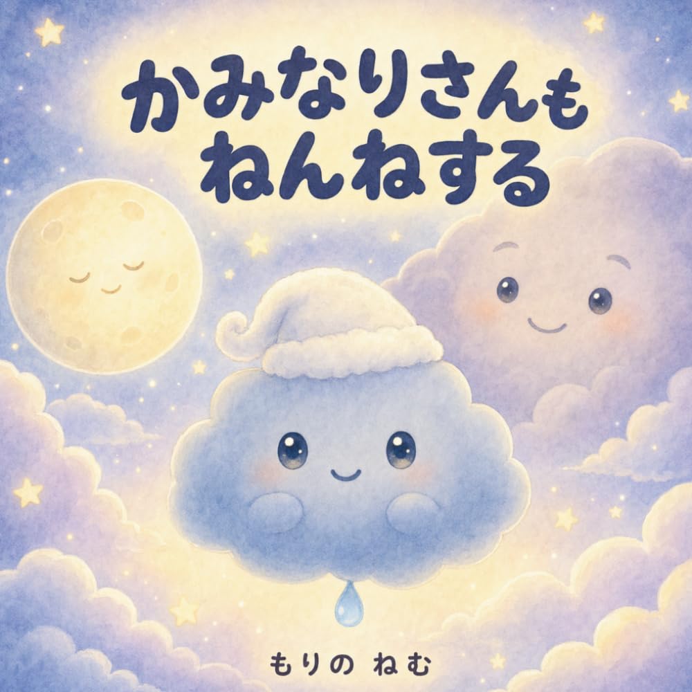かみなりさんも ねんねする: お休み前の読み聞かせ絵本