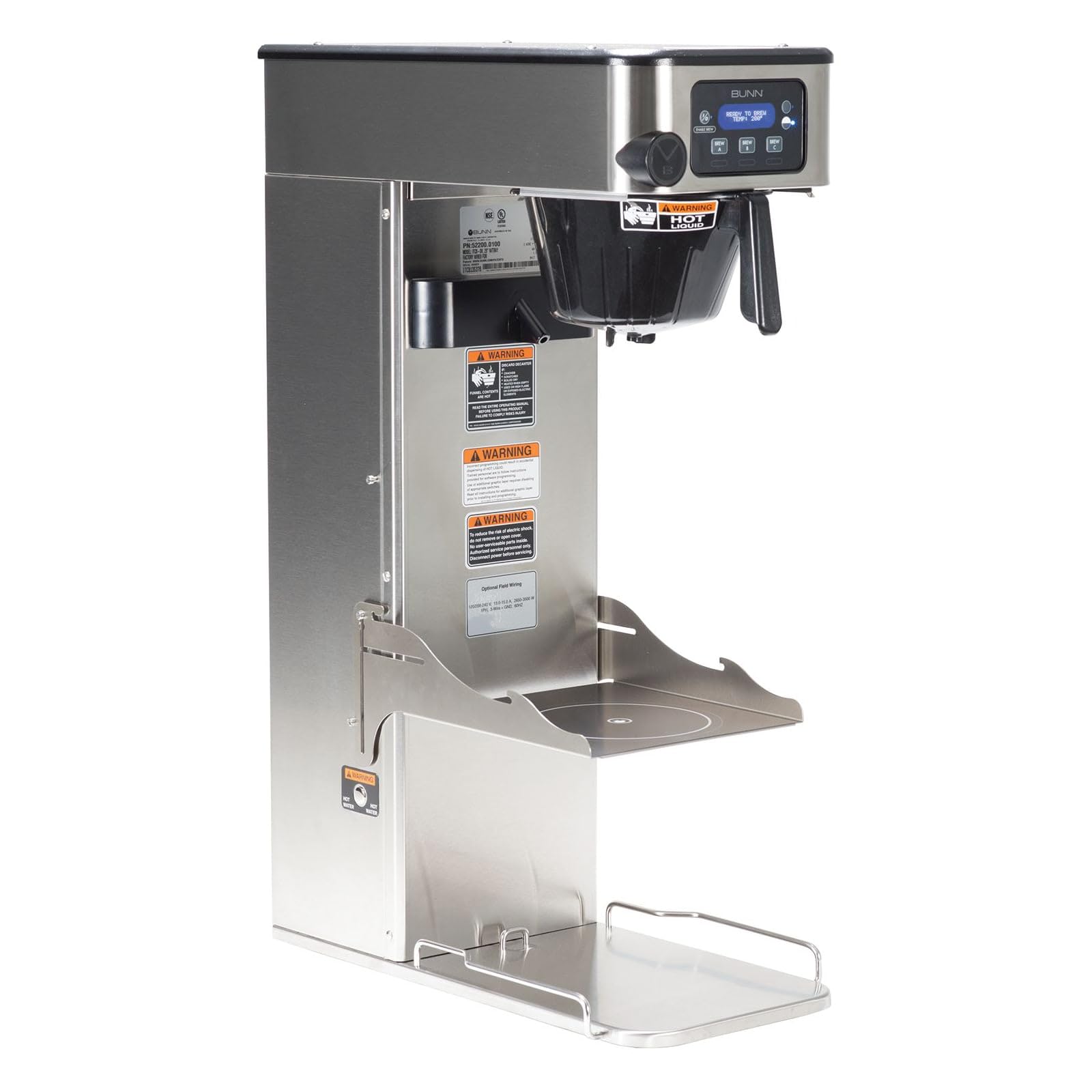 Amazon | Bunn 52200.0100 ITCB-DV 29インチ アイスティー/コーヒー