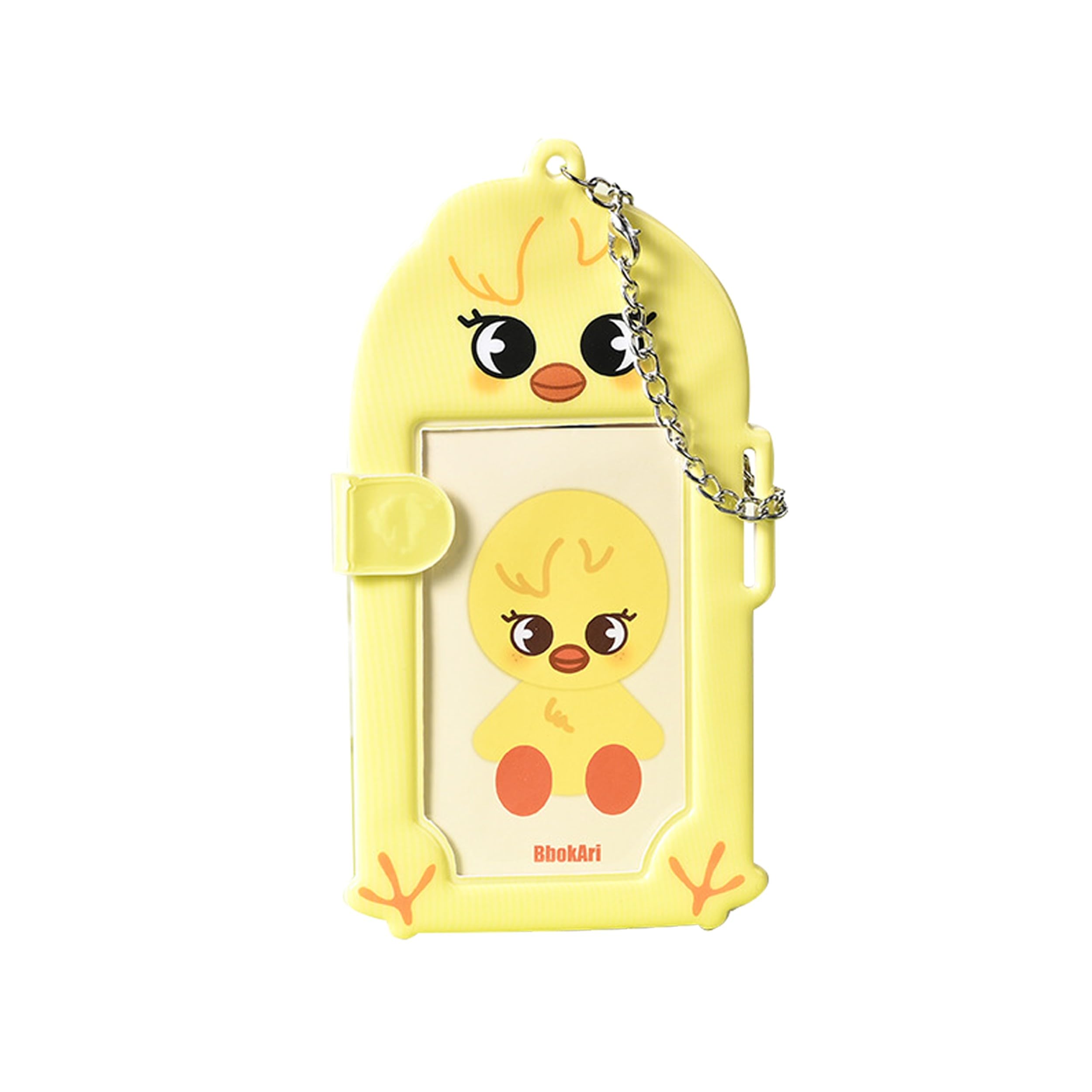 Roffatide SKZoo Photocard Holder Cute Animal PVC Card Sleeve with Chain Stray Protective Case for Collectible Fan Accessory for Stay Style G