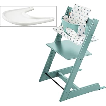 stokke high chair blue