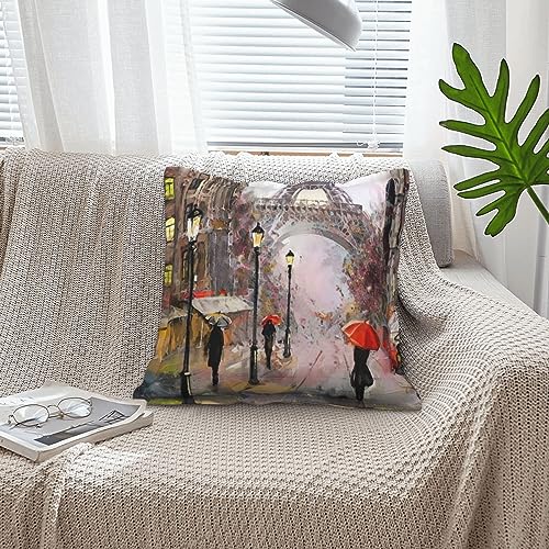 Housses de coussin en cuir pour extérieur imperméables style rustique Paris - 8