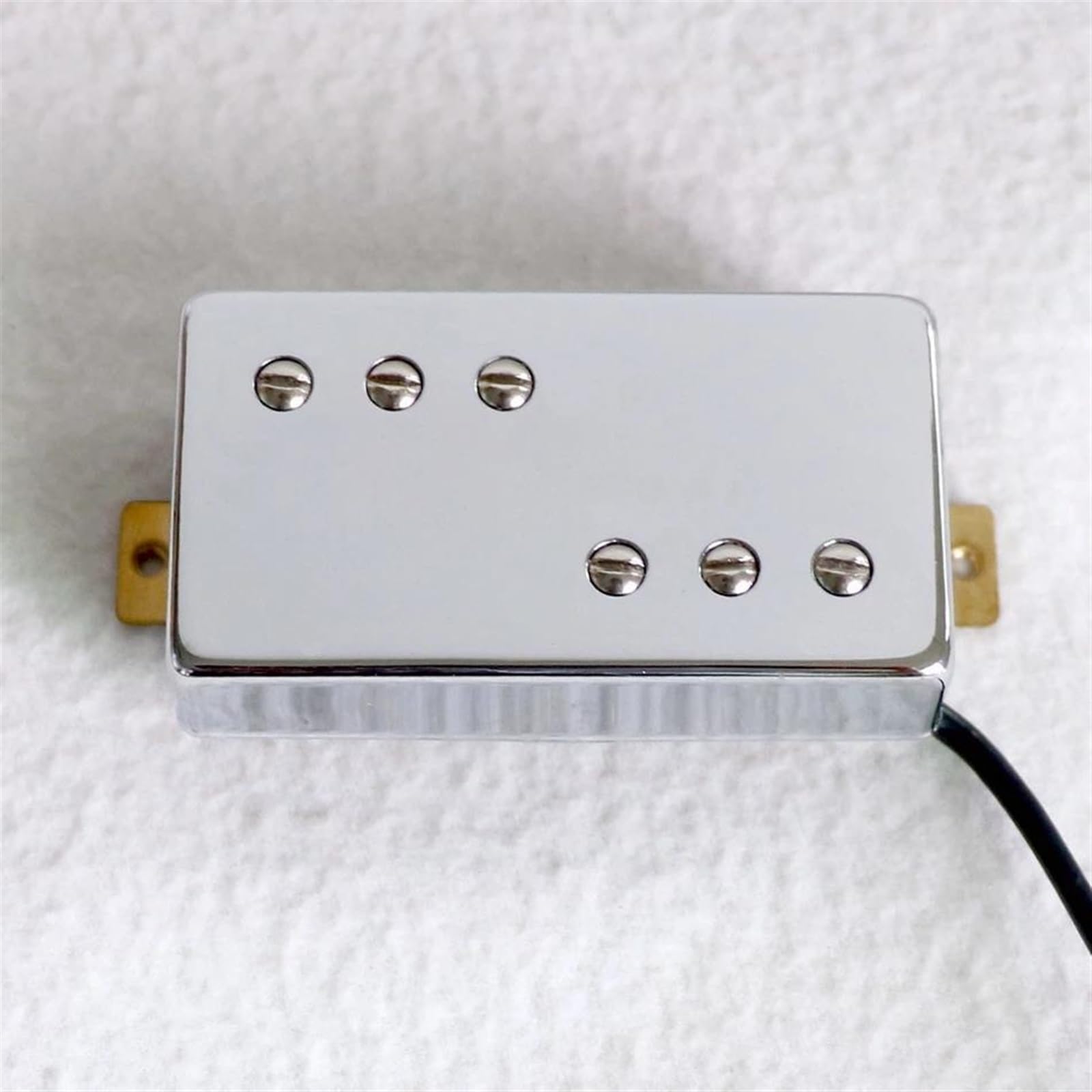 Przetworniki Do Gitary Elektrycznej Przetworniki gitarowe z chromowanym mosiądzem i magnesami ceramicznymi do 6-strunowych gitar elektrycznych