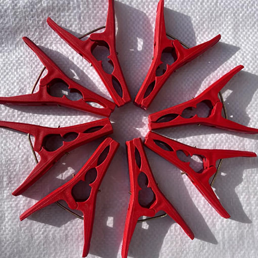 300 piezas, abrazaderas de Rojo Abrazadera de posicionamiento en L | jardín, ajustables, resistentes y duraderas, para plantas trepadoras, soporte y orquídeas, abrazaderas, , Rojo , Abrazadera