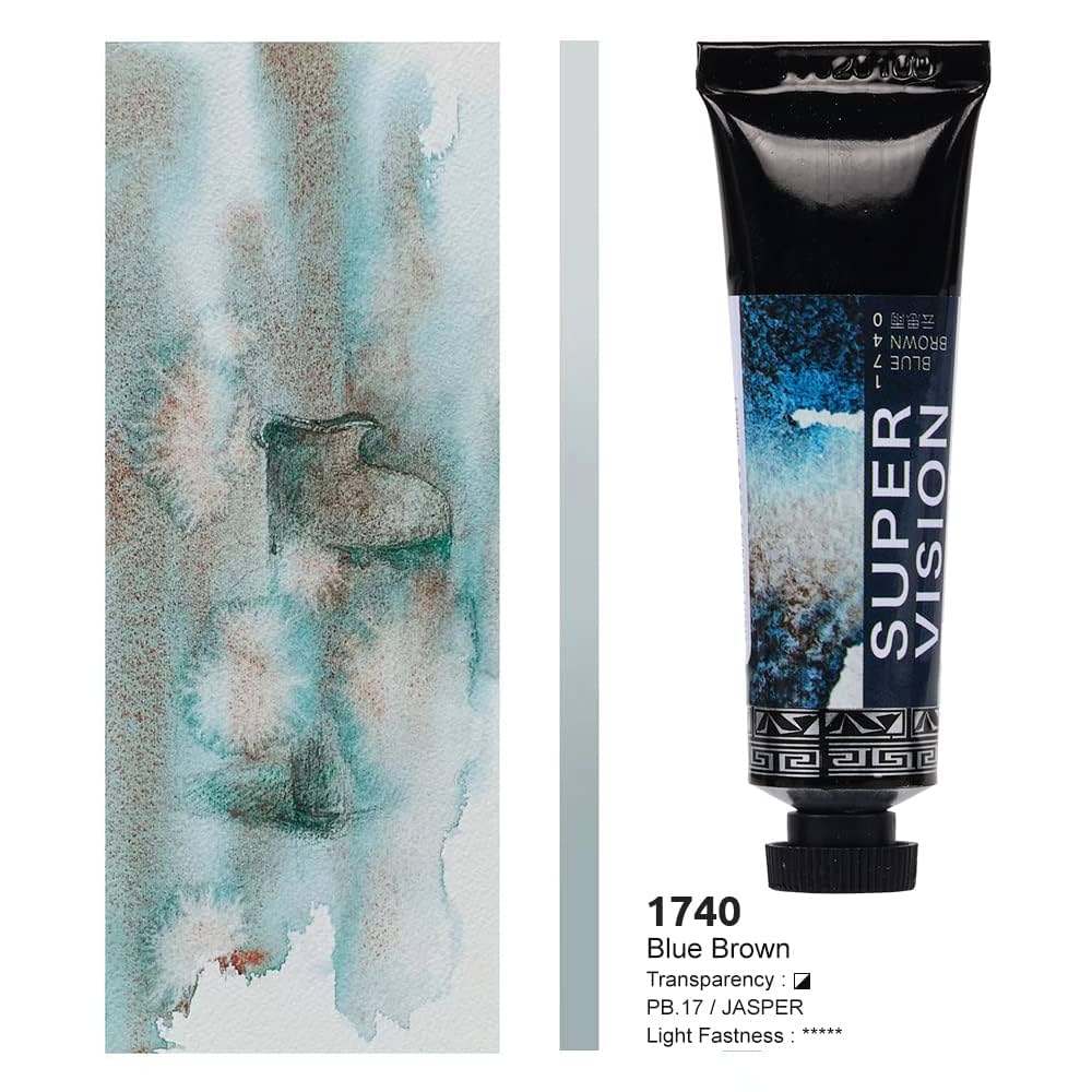 スーパービジョン　supervision 9色全色　ラスト1セット　透明水彩 スーパービジョン supervision 9色全色 ラスト1セット 透明水彩
