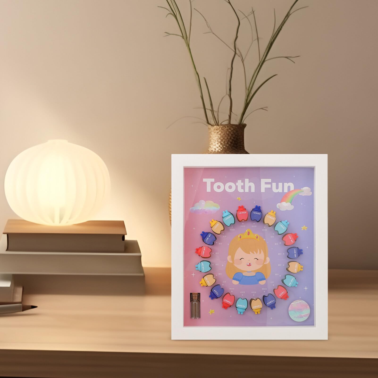 Boîte à Dents de Lait pour Bébé, Coffret Souvenir Compact en Plastique, 1