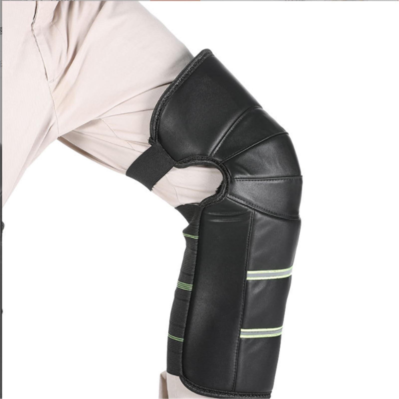 Rodillera Rodilleras De Ciclismo A Prueba Viento For Hombres Y Mujeres, Ajustables A Frío Cálidas Protector Rodillas(Grün)