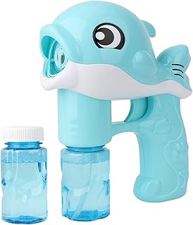 Whale Bubble Machine Kid Whale Bubble Blower with 2 Bubble Solutions Cute Shark Bubble Maker for Kid Summer Toy No Battery Blue Bubble Makers