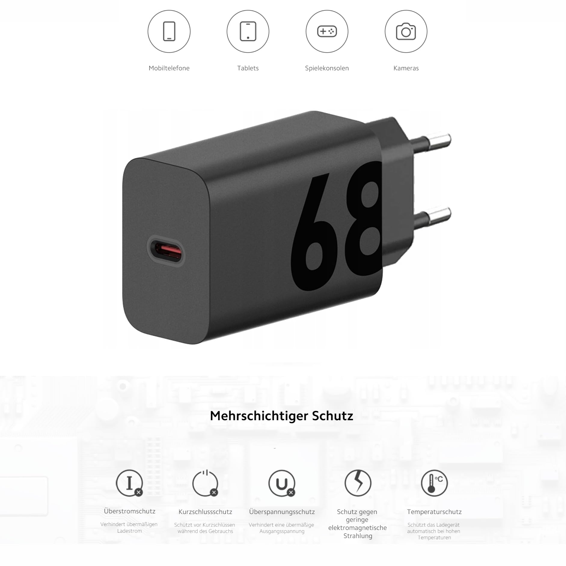 Turbo Power Oplader voor originele Motorola MC-507 USB-laadkabel, datakabel, adapter, adapter voor Motorola Edge 40 30 20 Moto G84 G82 G73 G54 G53 G52 G31 G23 G22 Moto G9 G8 G7