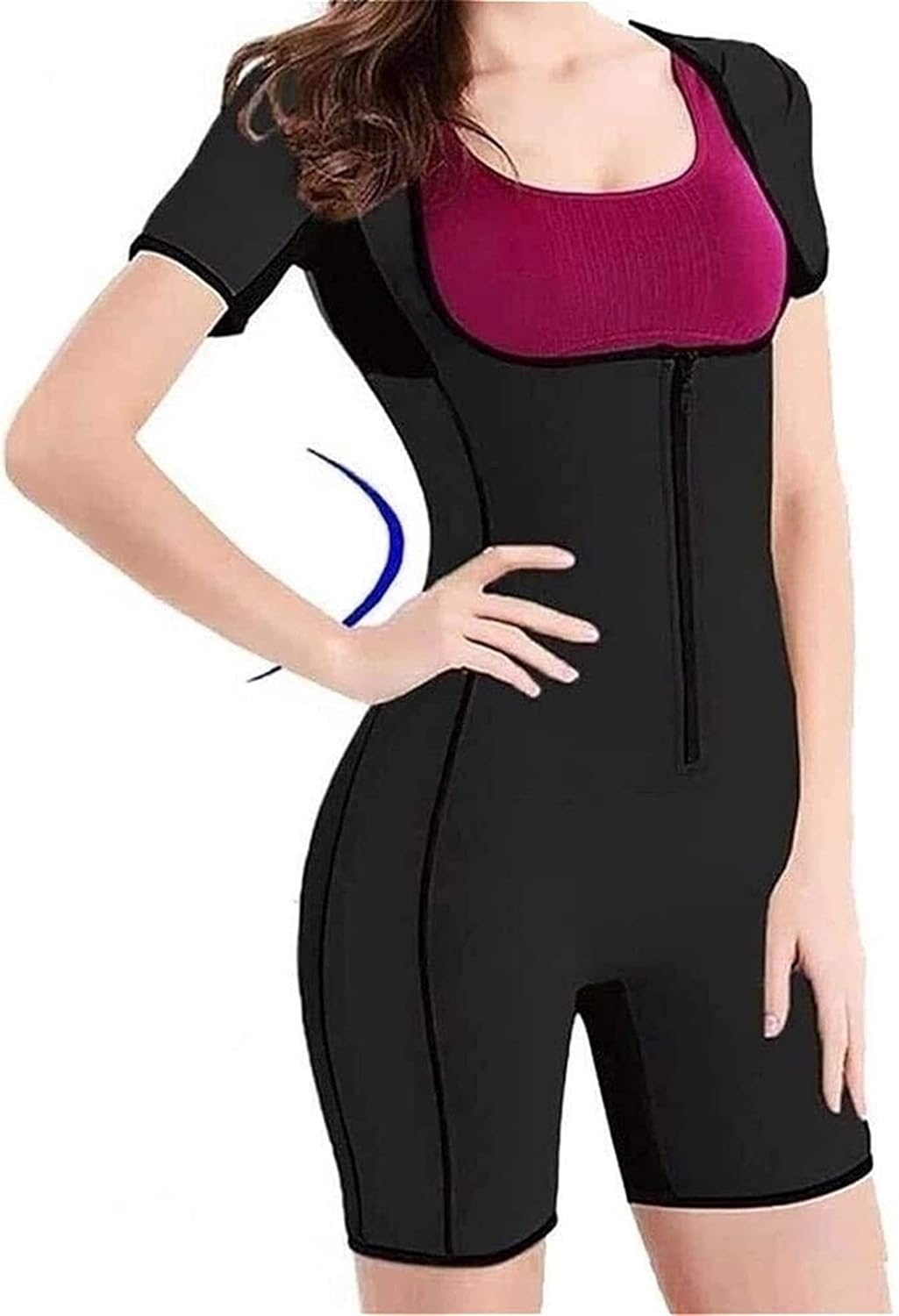 LIYUN Sauna Slimming Belt for Women Neoprene Girdle Body Shaper for Sports Fitness Sweating Girdle Sports Girdles for Women Body Shape Sauna Suits(Black,Large)
