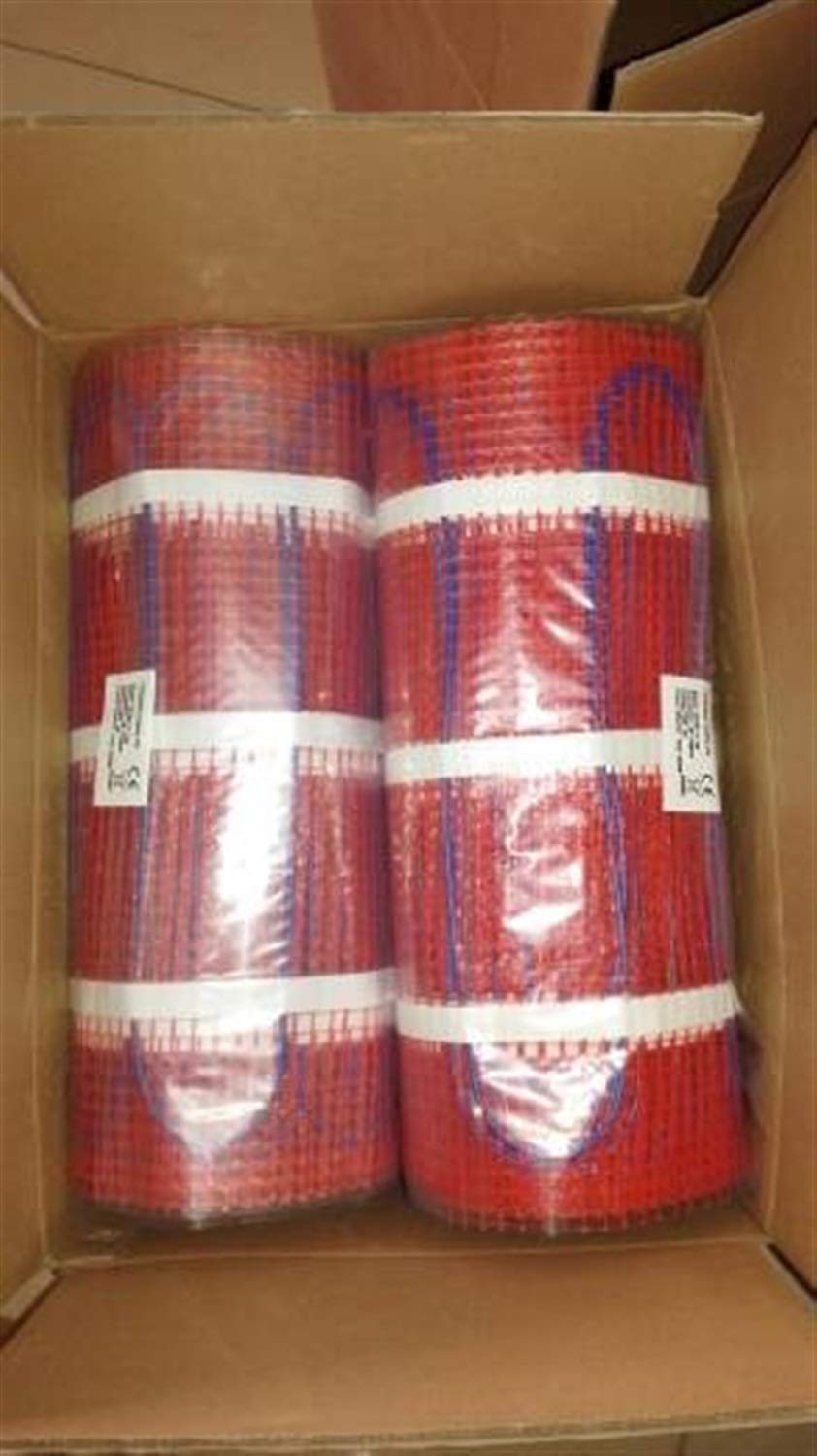Mata grzewcza podłogowa Mata grzewcza 100 W na m2 do płytek, ceramiki, porcelany, podłóg kamiennych itp. Mata grzewcza do kabla PVC 230 V, mata podłogowa 100 W/m2-10,0m2, dostawa