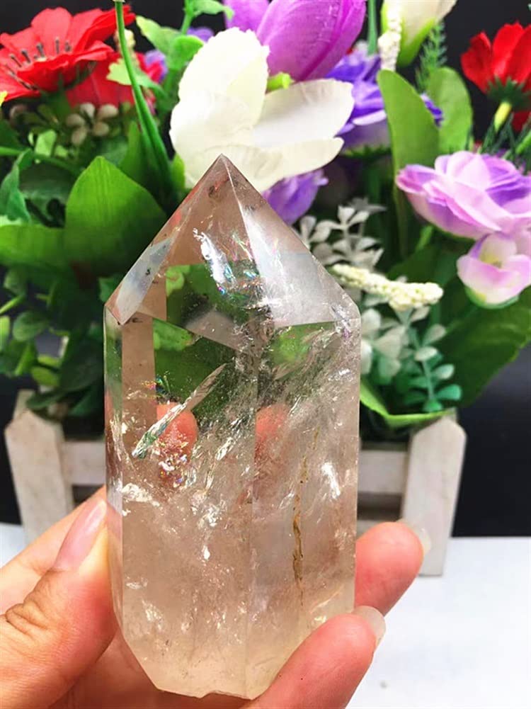 Cristallo Di Quarzo Arcobaleno Naturale - Minerale Per Reiki E Guarigione - 1 Pezzo