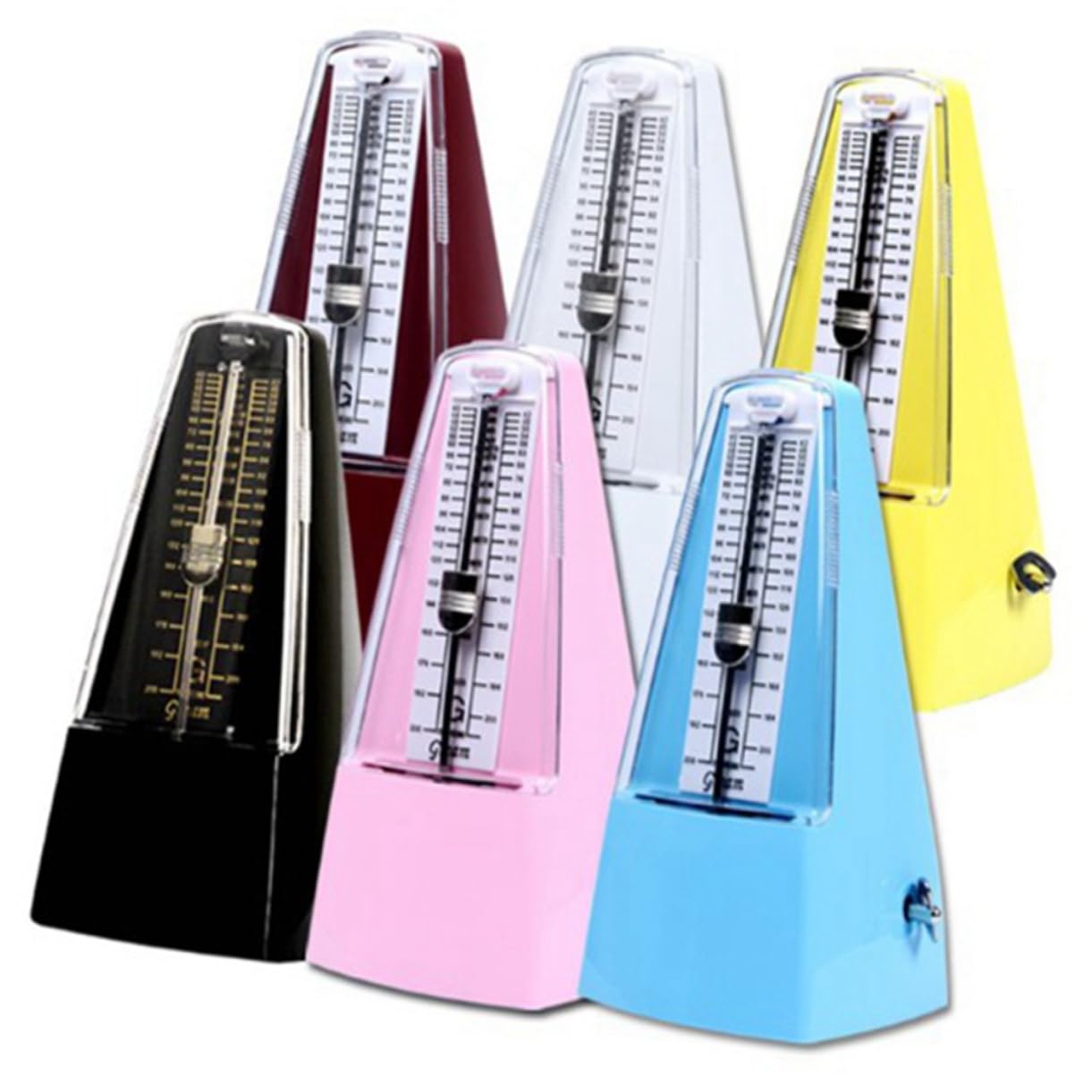 TOYANDONA Metrónomo Mecánico De Alta Precisión Con Campana y Click Para Piano Guitarra Violín y Batería Para Práctica Musical Efectiva Negro