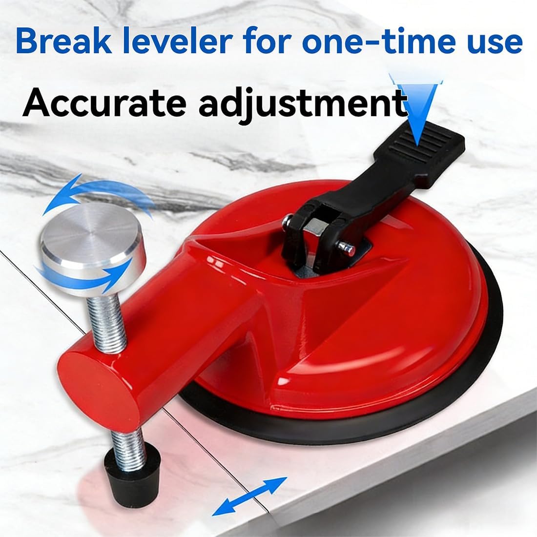 Adjustable Height Setter - Professional Countertop Leveling Tool, 2026 New Precise Floor Gap Fixer Tool, Vacuum Suction & Precision adjustment Design for Perfect Surfaces (2pcs C)