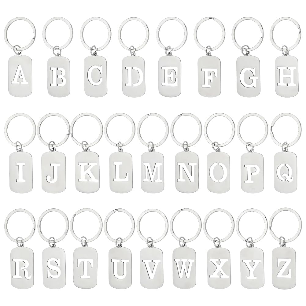 Grands Charmes Alphabet en Acier pour Finitions de Qualité