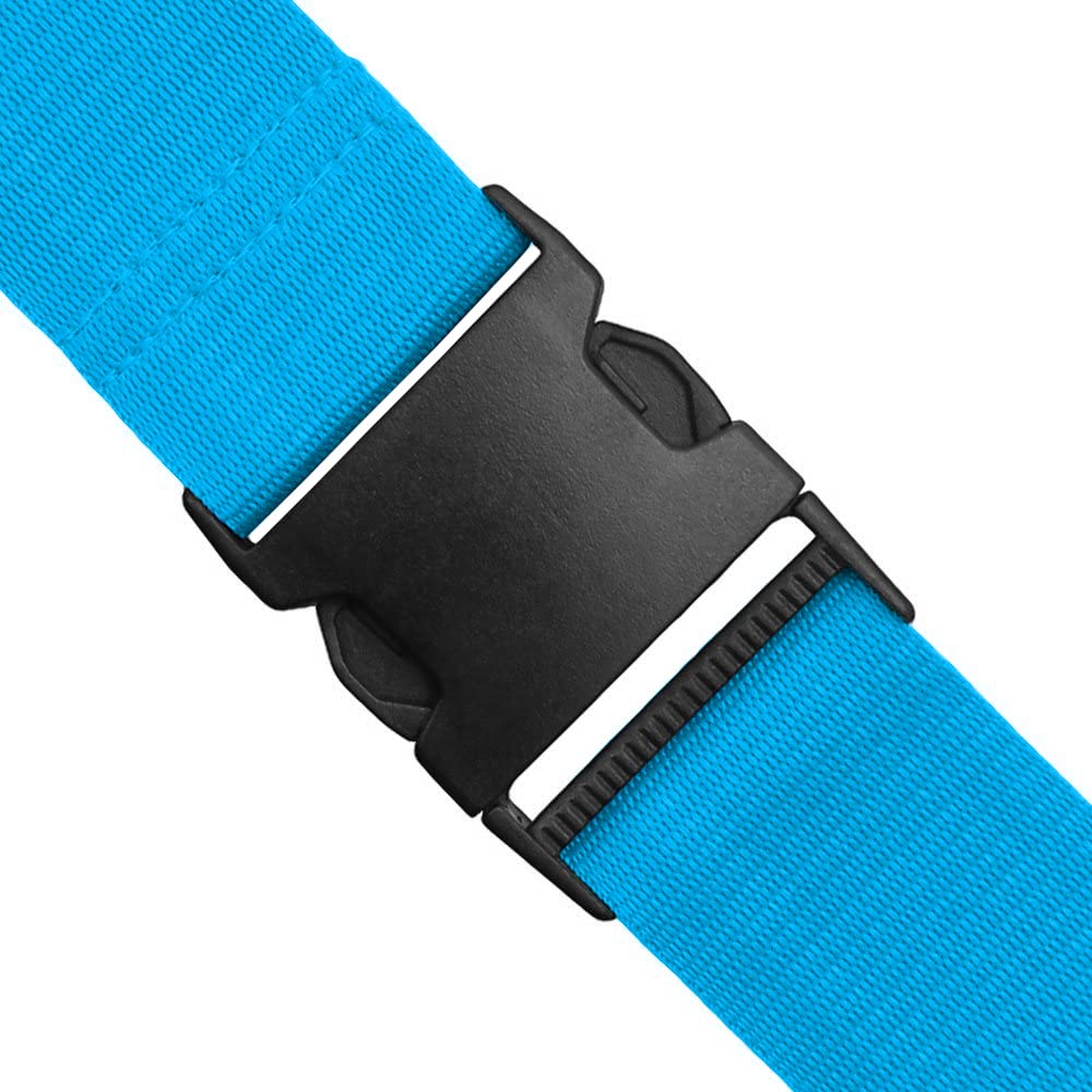 Cinghie Per Valigie A Sgancio Rapido - Confezione Da 2, Regolabili, Con Etichette Per Bagaglio Aereo - Foto 9