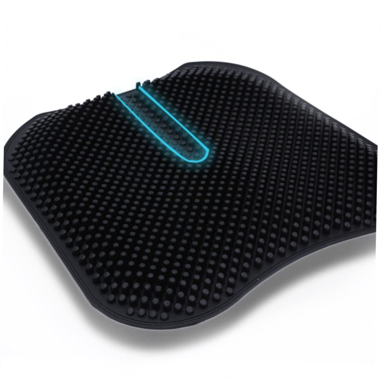 Mikinona Cuscino Massaggiante per Auto Silicone Traspirante Comodo e Antiscivolo Supporto Ergonomico per Uomo e Donna Adatto Sedili Auto Camion e Sedie