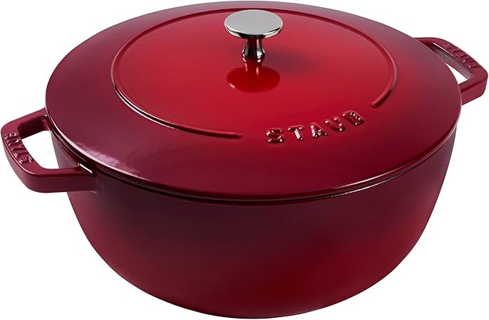 Staub Cast Iron Essential French Oven, Dutch Oven, 5-quart, serves