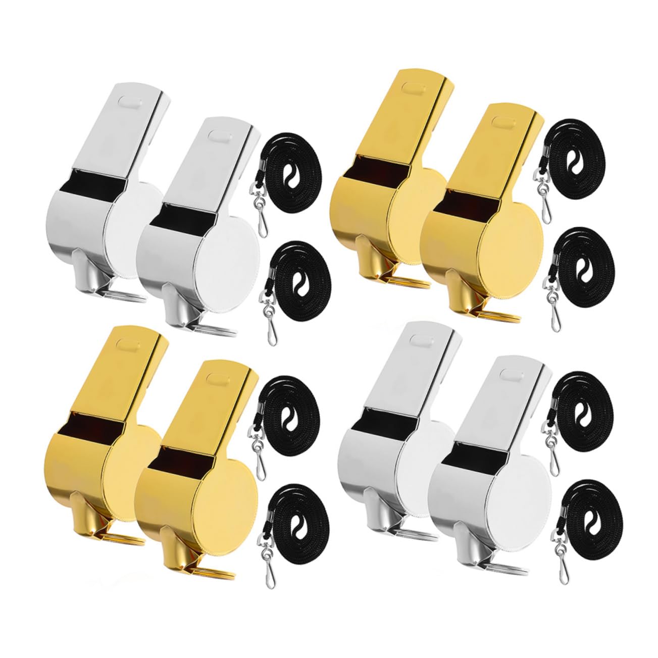 Mipcase 12 Pezzi Fischio Dell'Arbitro Fischio Fischio Artigianale in Appeso Decorazione Portatile Fischietti Fischio Decorazione Fischio di Sicurezza Ciondolo Fischio in