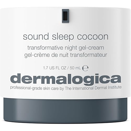 Dermalogica Sound Sleep Cocoon Night Cream Gel for Face, Revitalizing Overnight Moisturizer with Essential Oils - Promotes Restful Sleep for Radiant, Healthier-Looking Skin, 1.7 Fl Oz