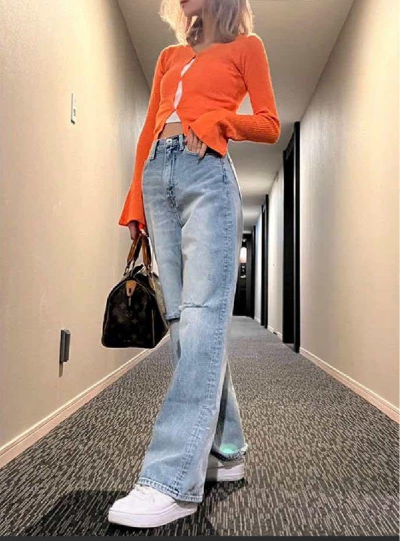 専用出品！GYDA 限定【TINY】H/W KNEEダメージワイドデニム　他 ジェイダ GYDA 【WEB限定】【TINY低身長さん向け】H/W KNEE